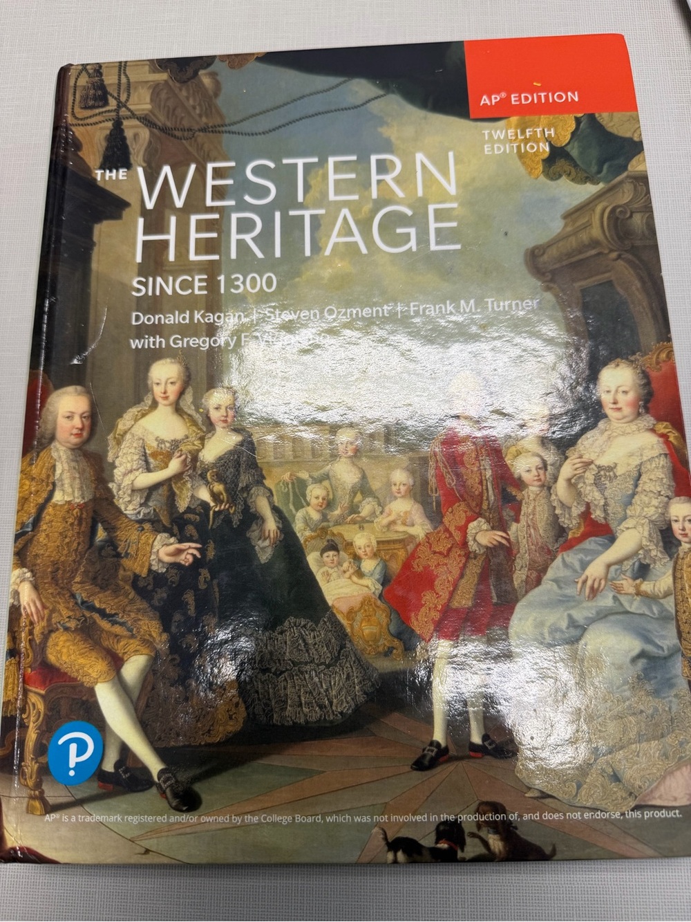 The Western Heritage Since 1300 , AP, Textbook - Red & Cream hard Cover, EUC